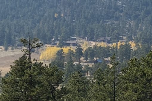 Looking west towards the Red Feather Campus, which largely escaped fire damage